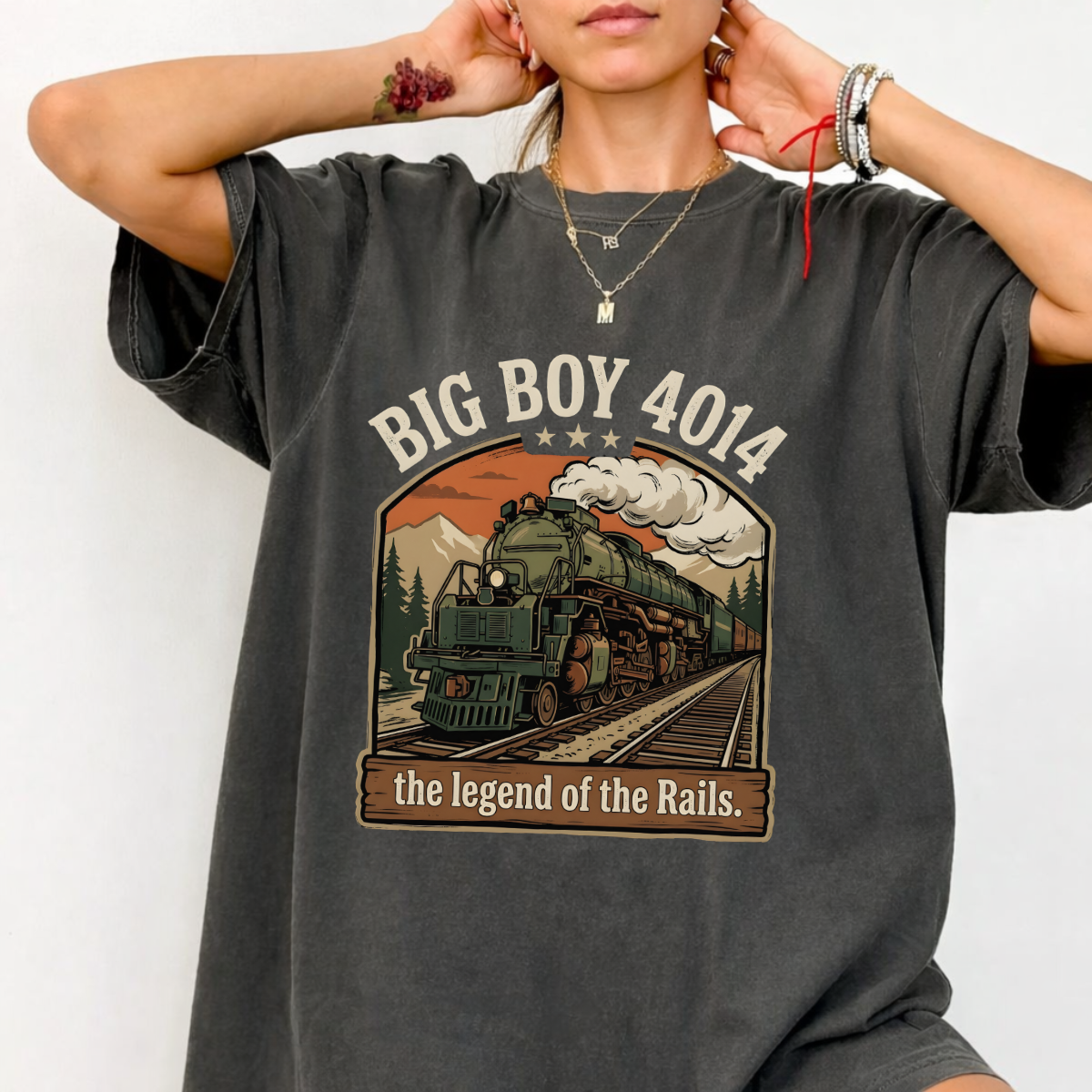 Big Boy 4014 Vintage Train Lover T-Shirt