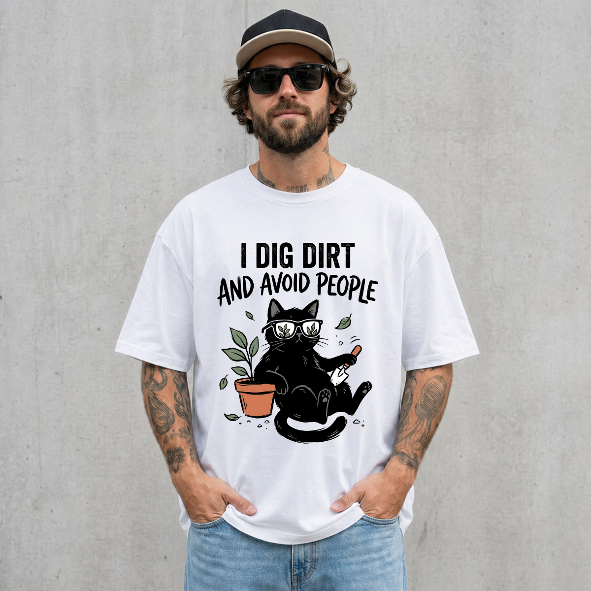 I Dig Dirt And Avoid People T-Shirt