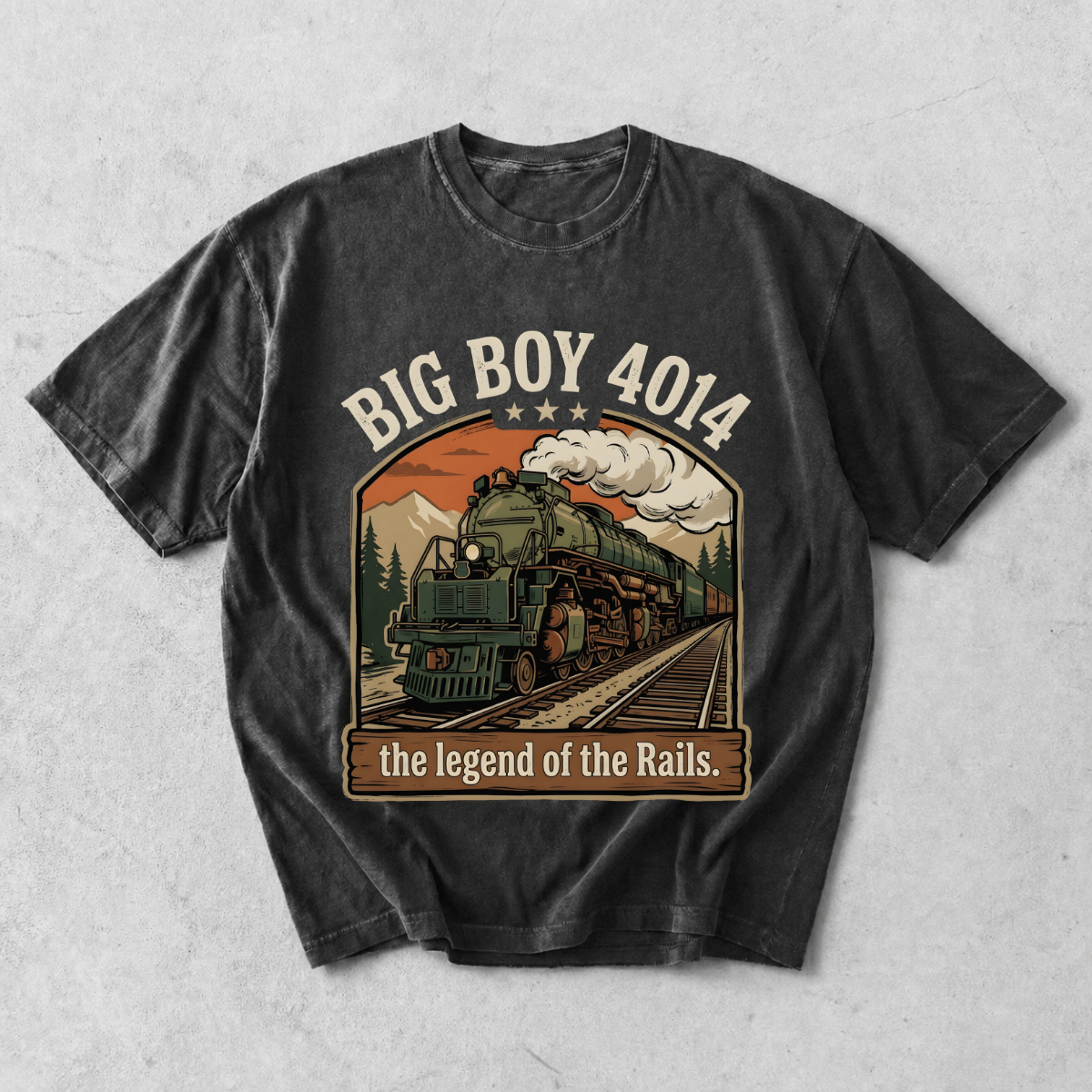 Big Boy 4014 Vintage Train Lover T-Shirt