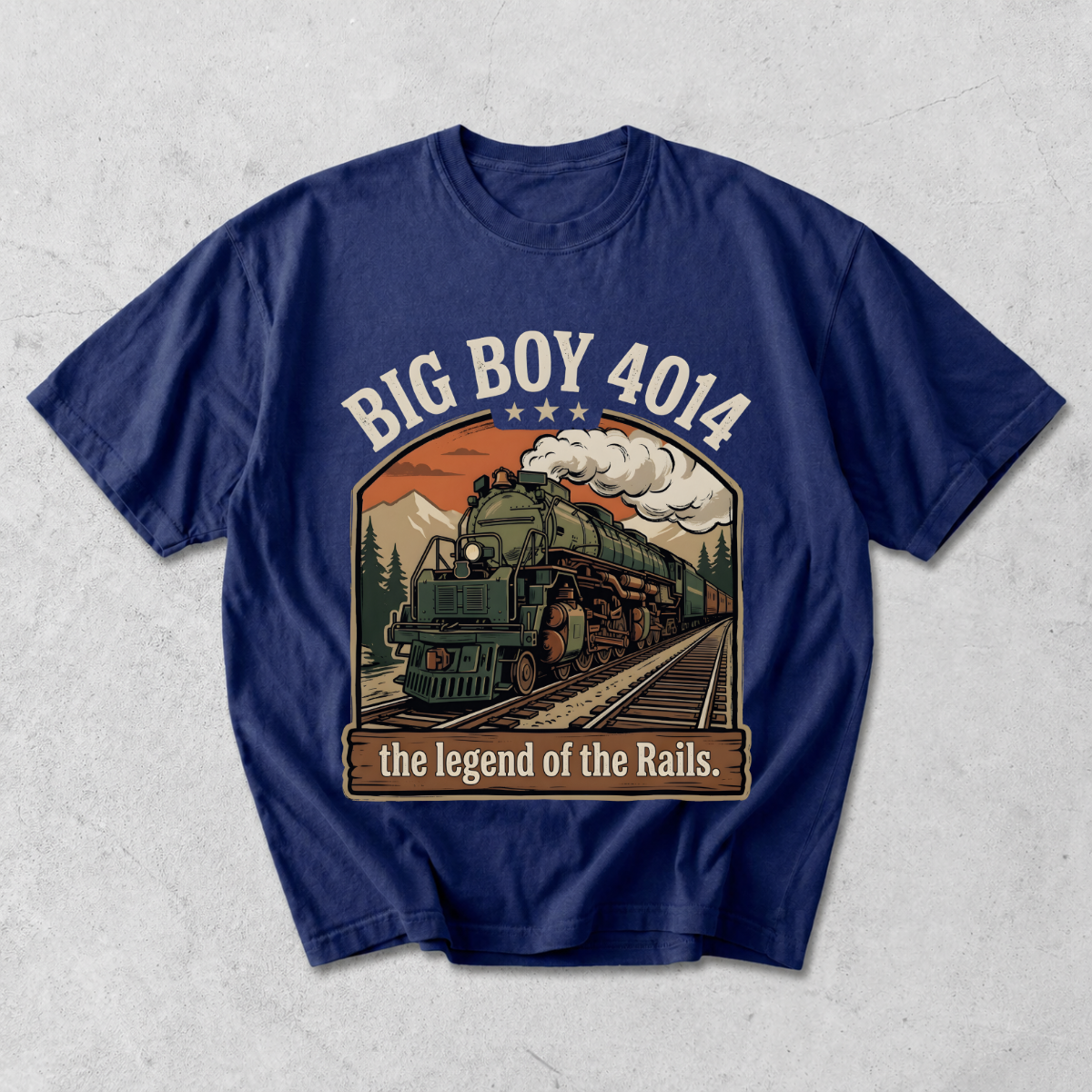 Big Boy 4014 Vintage Train Lover T-Shirt