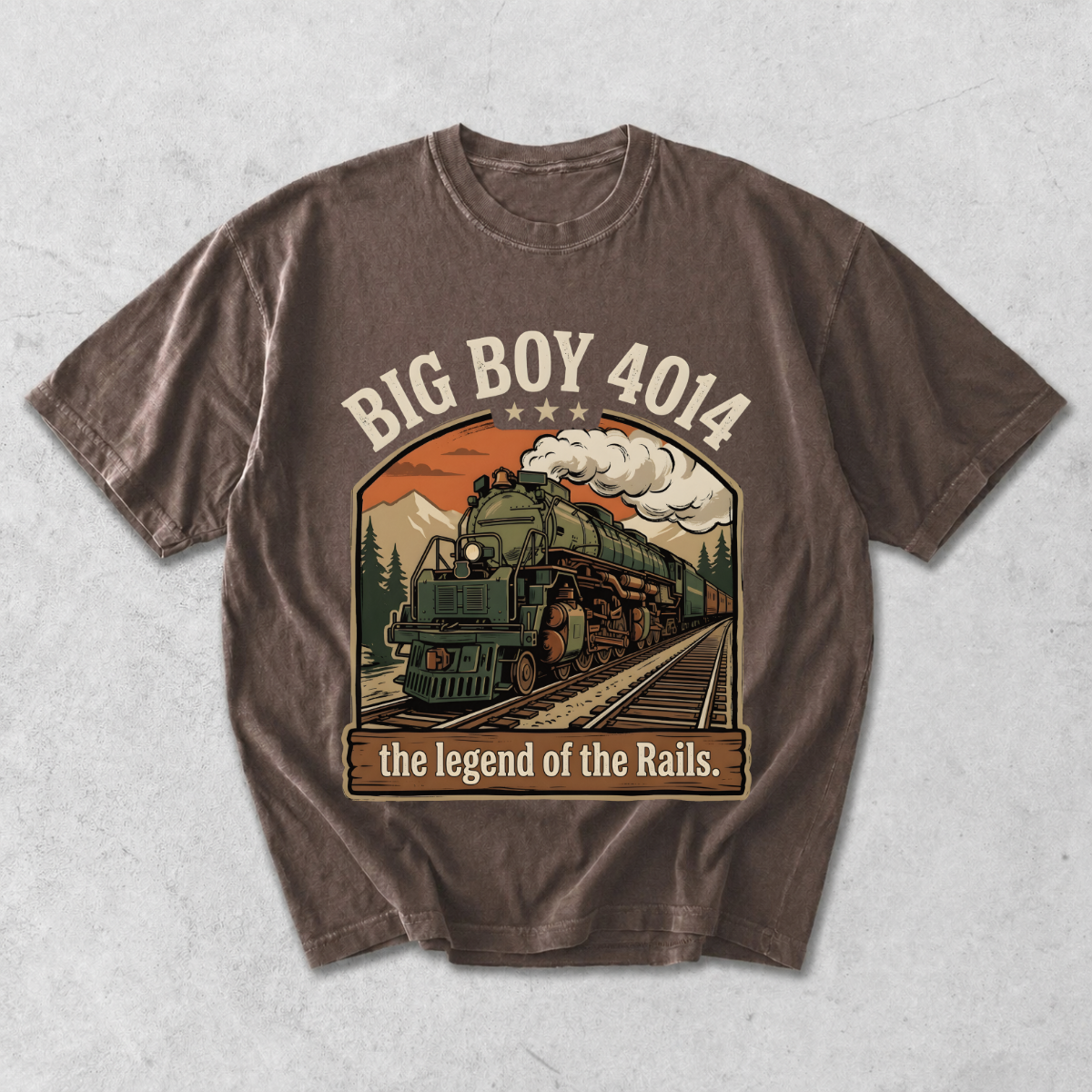 Big Boy 4014 Vintage Train Lover T-Shirt