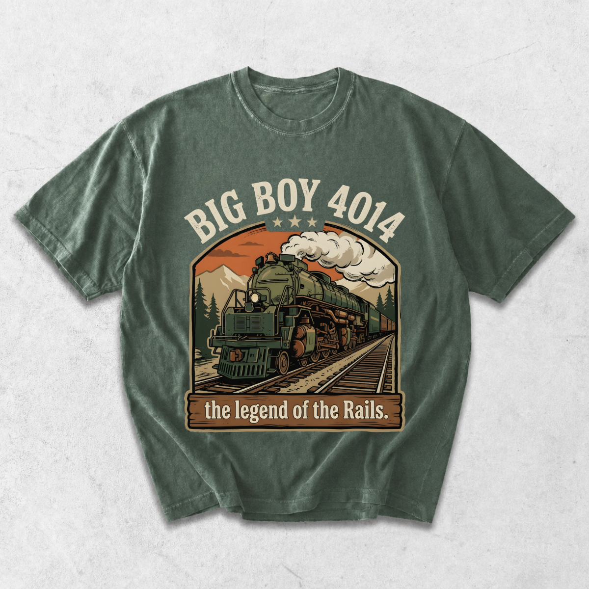 Big Boy 4014 Vintage Train Lover T-Shirt