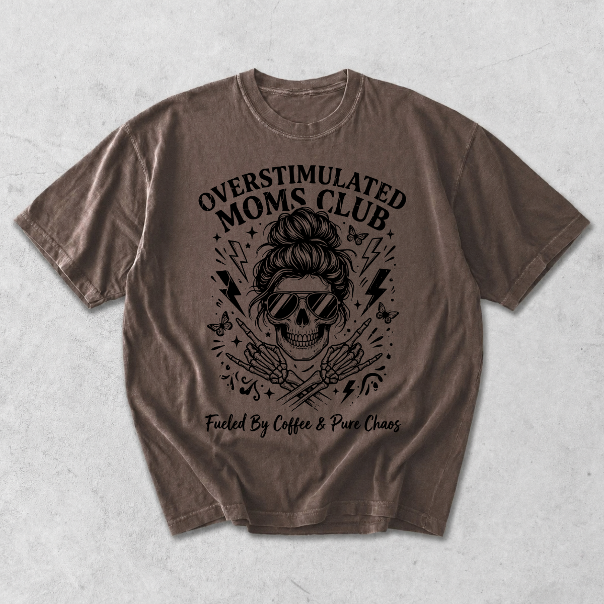 Overstimulated Moms Club Coffee T-Shirt