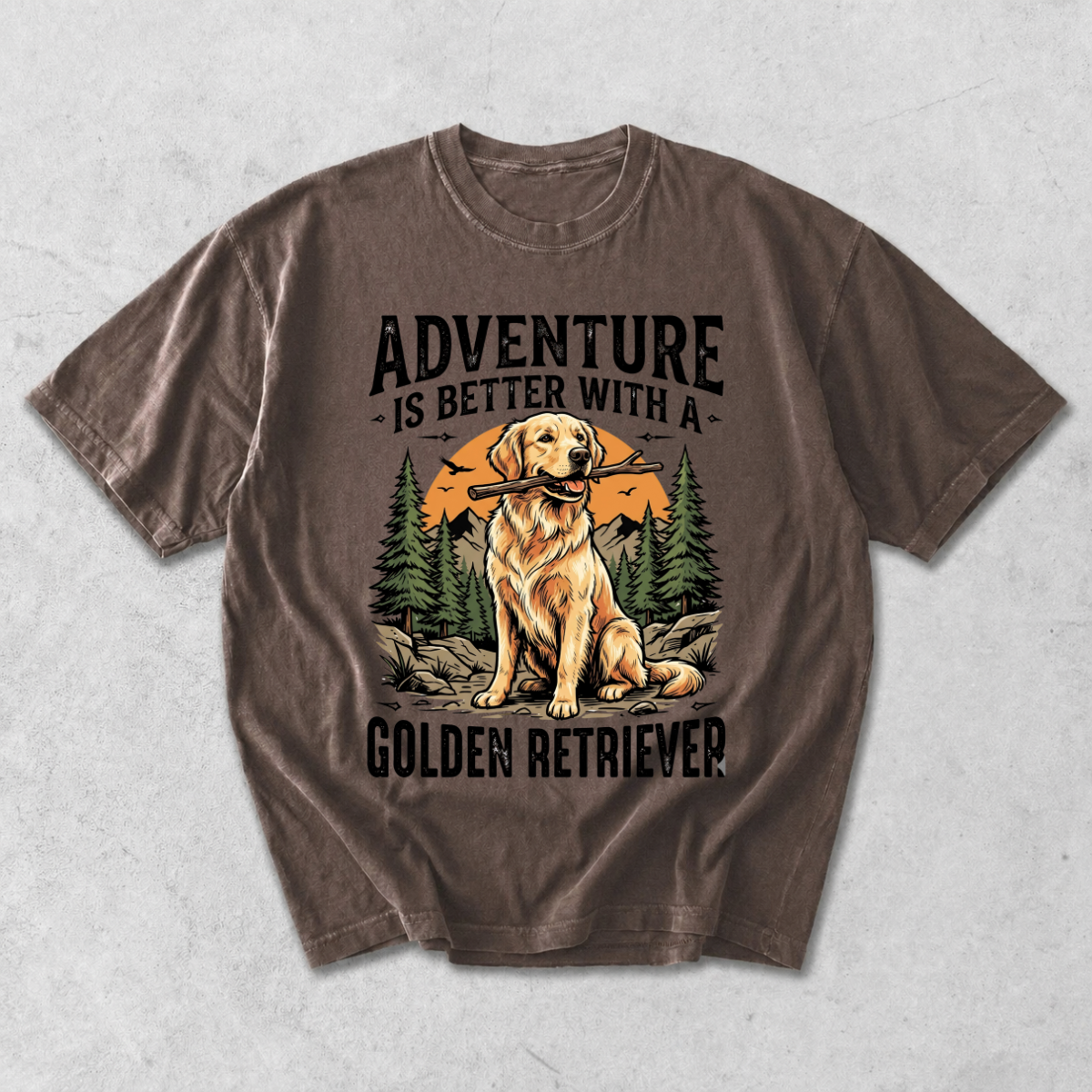 Adventure Is Better With A Golden Retriever T-Shirt