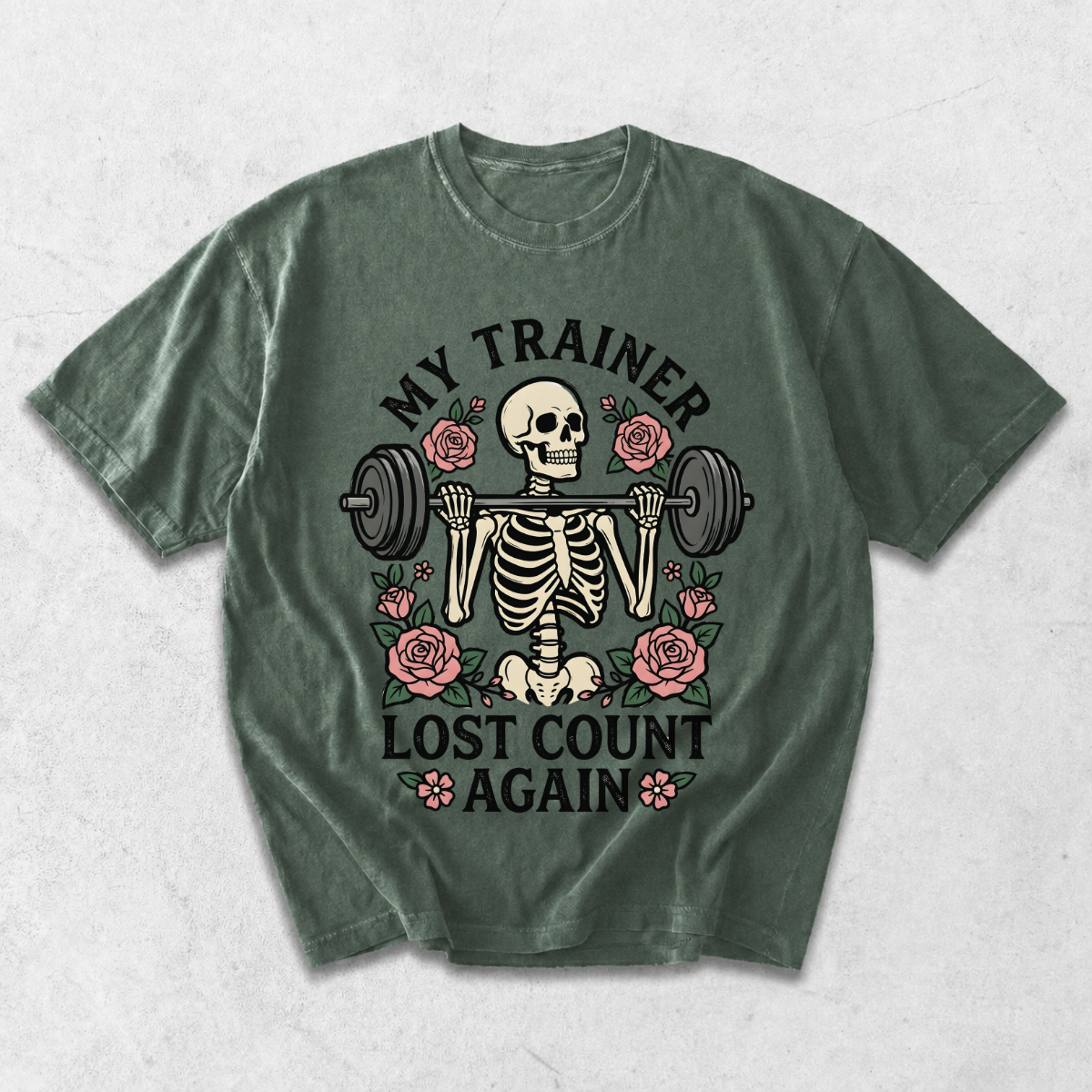 My Trainer Lost Count Again Funny Gym T-Shirt