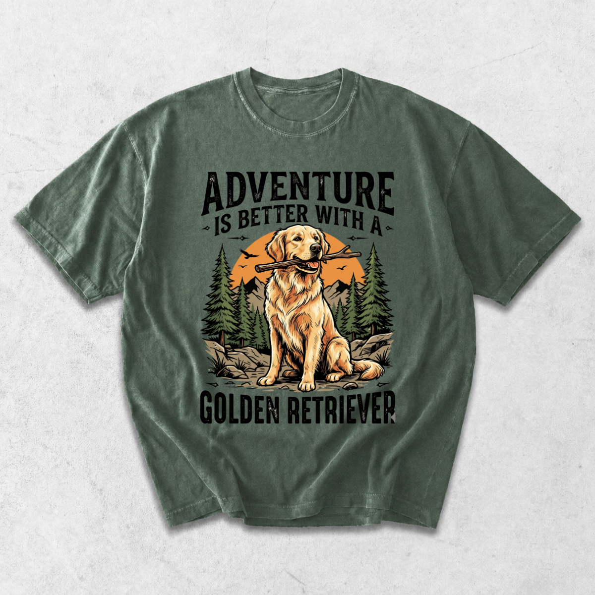 Adventure Is Better With A Golden Retriever T-Shirt