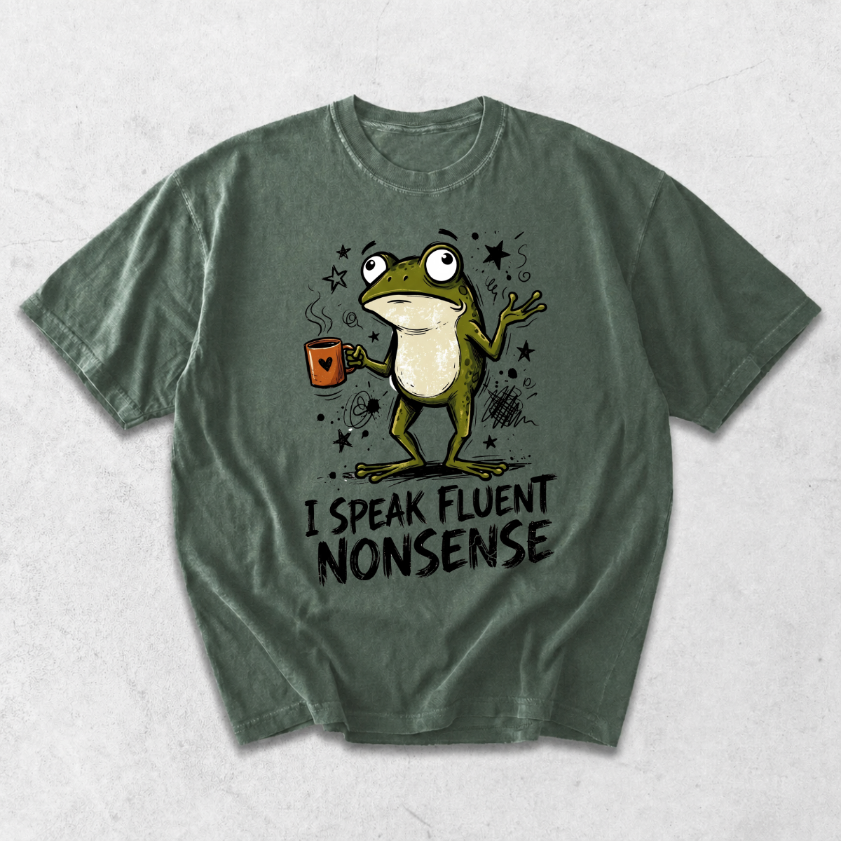 I Speak Fluent Nonsense Frog T-Shirt