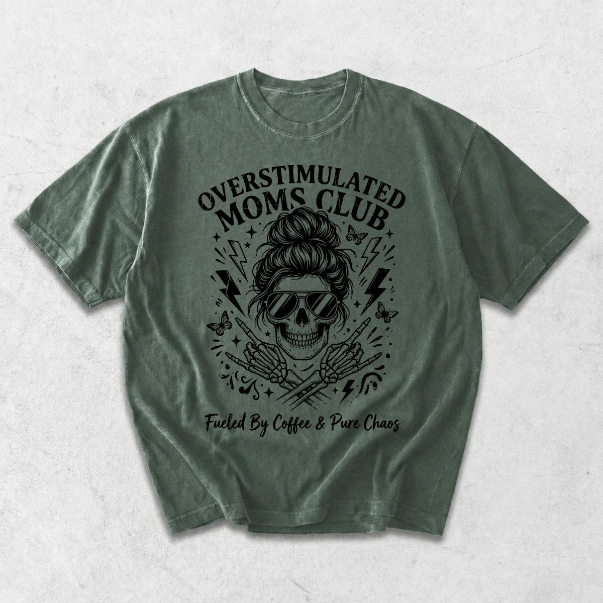Overstimulated Moms Club Coffee T-Shirt