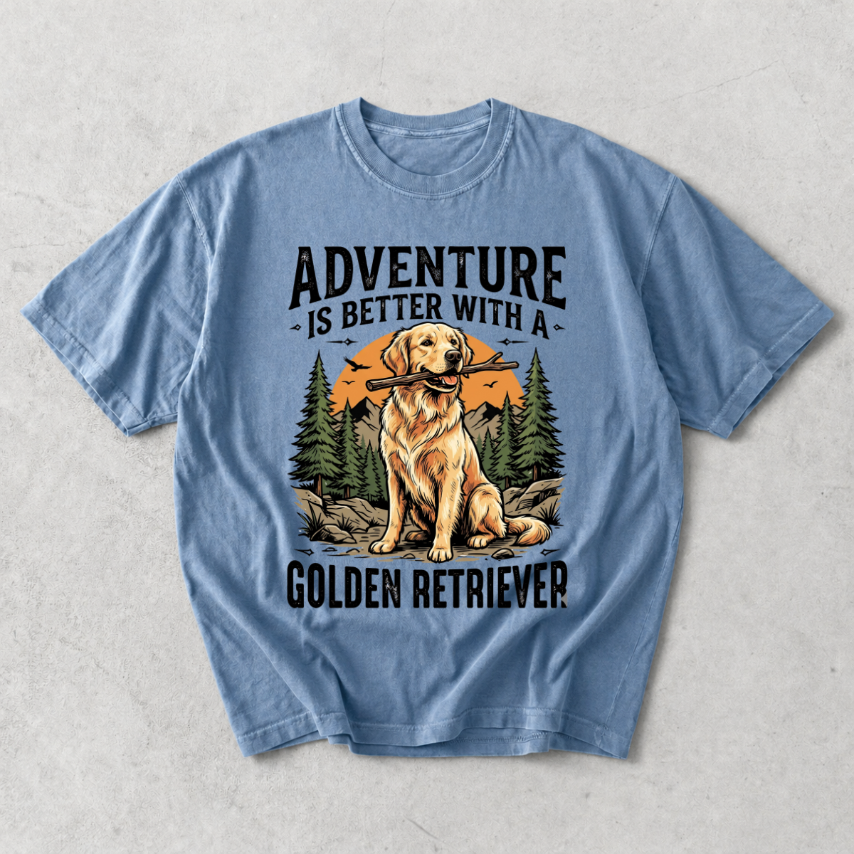 Adventure Is Better With A Golden Retriever T-Shirt