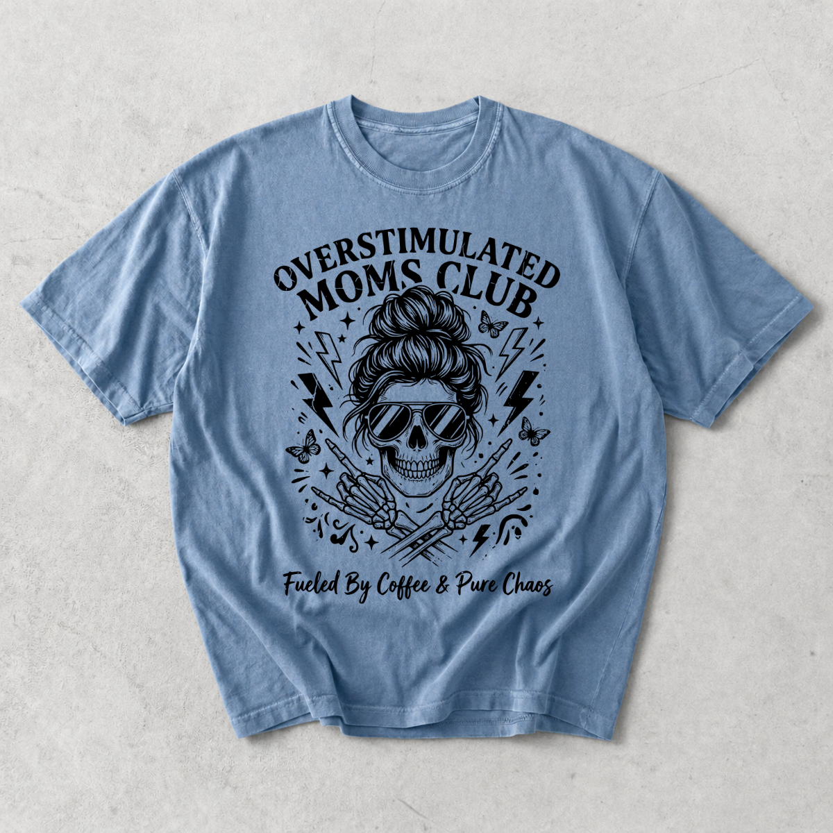 Overstimulated Moms Club Coffee T-Shirt