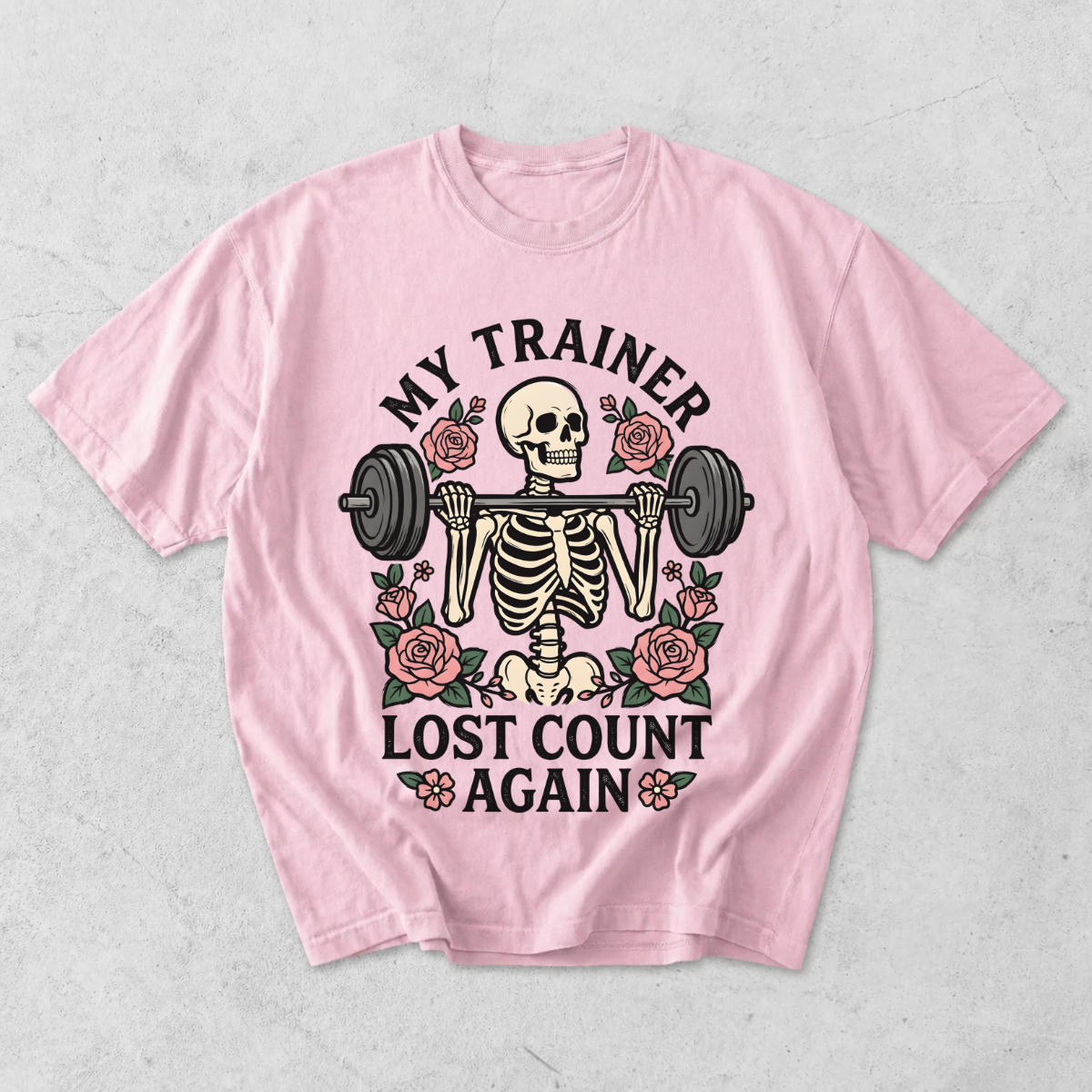 My Trainer Lost Count Again Funny Gym T-Shirt