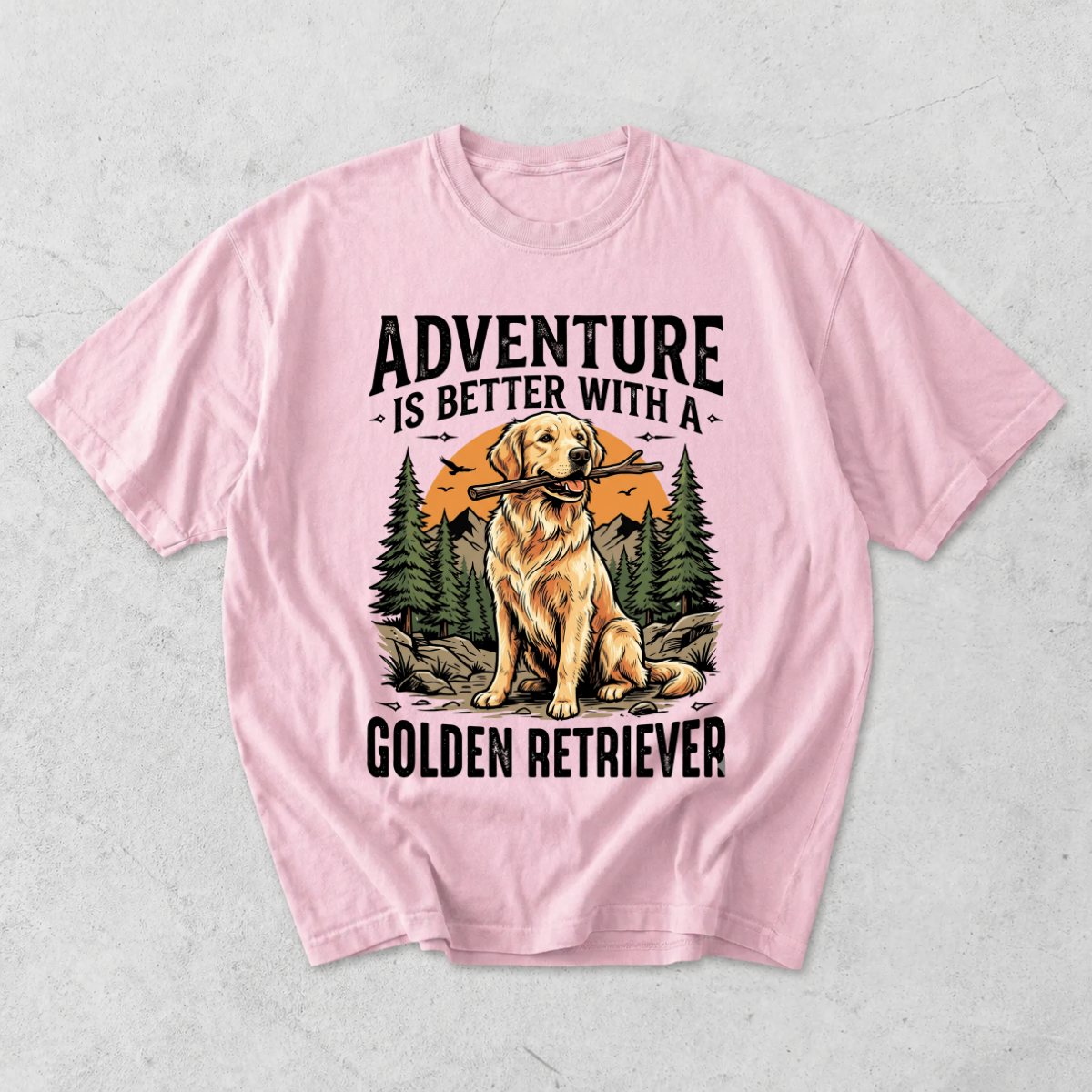 Adventure Is Better With A Golden Retriever T-Shirt