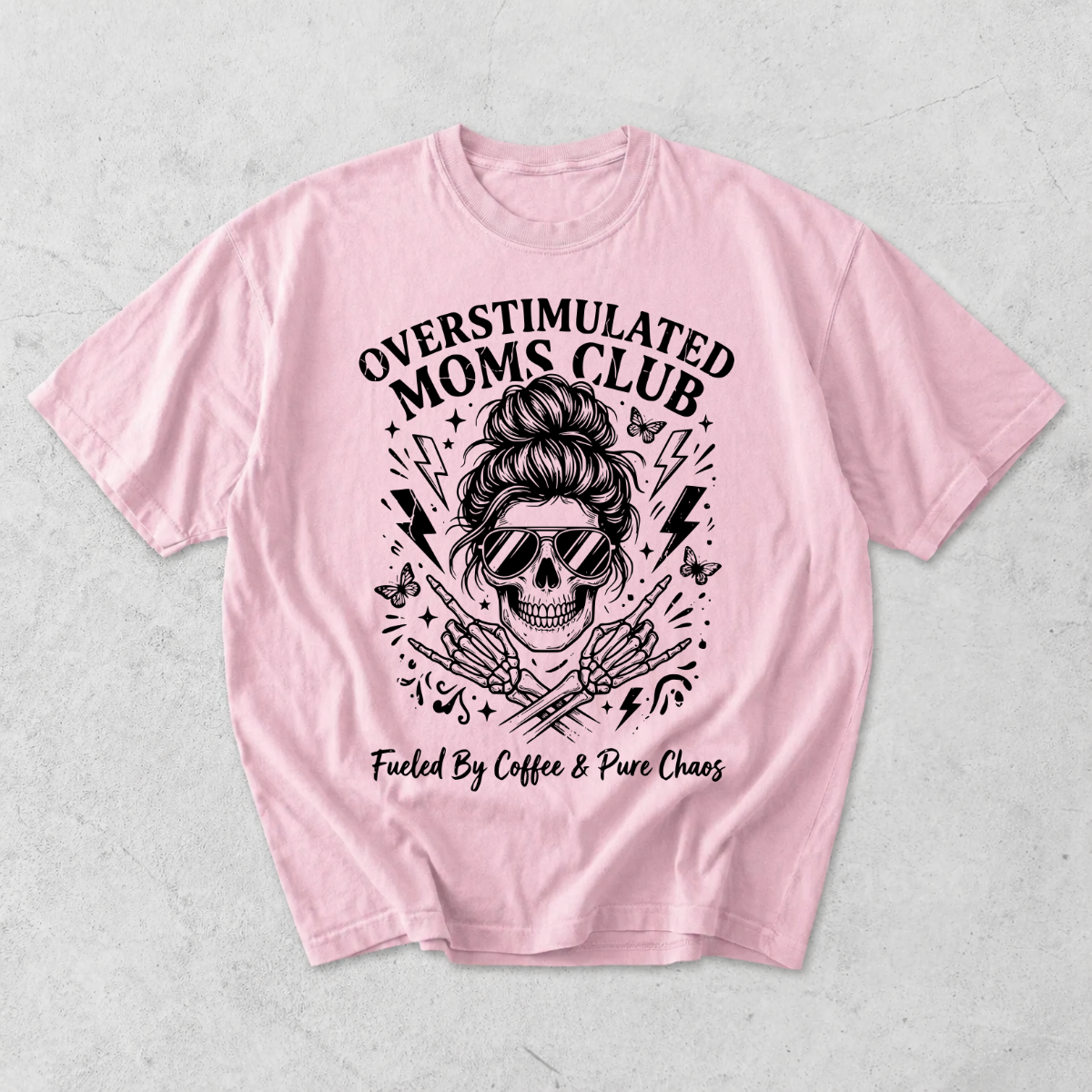 Overstimulated Moms Club Coffee T-Shirt