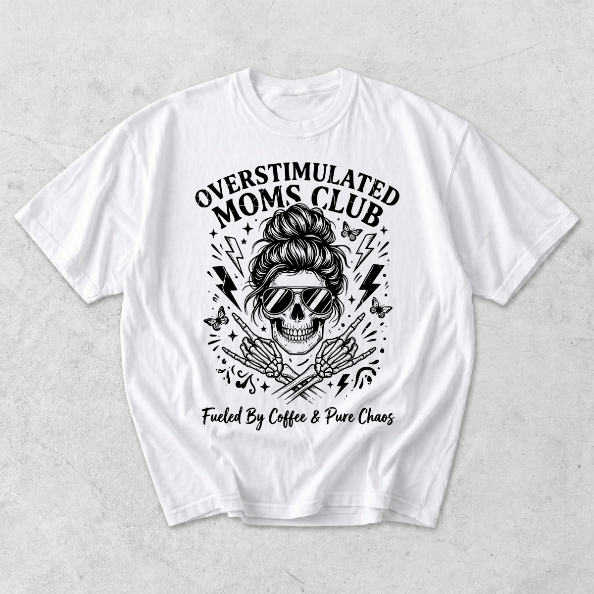 Overstimulated Moms Club Coffee T-Shirt