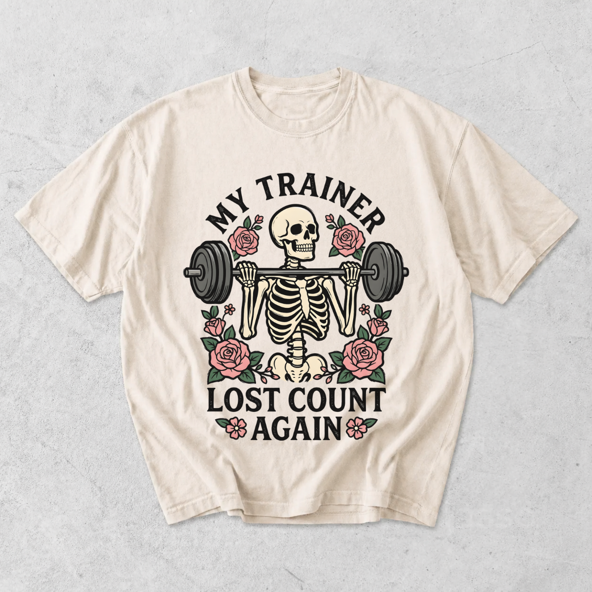 My Trainer Lost Count Again Funny Gym T-Shirt