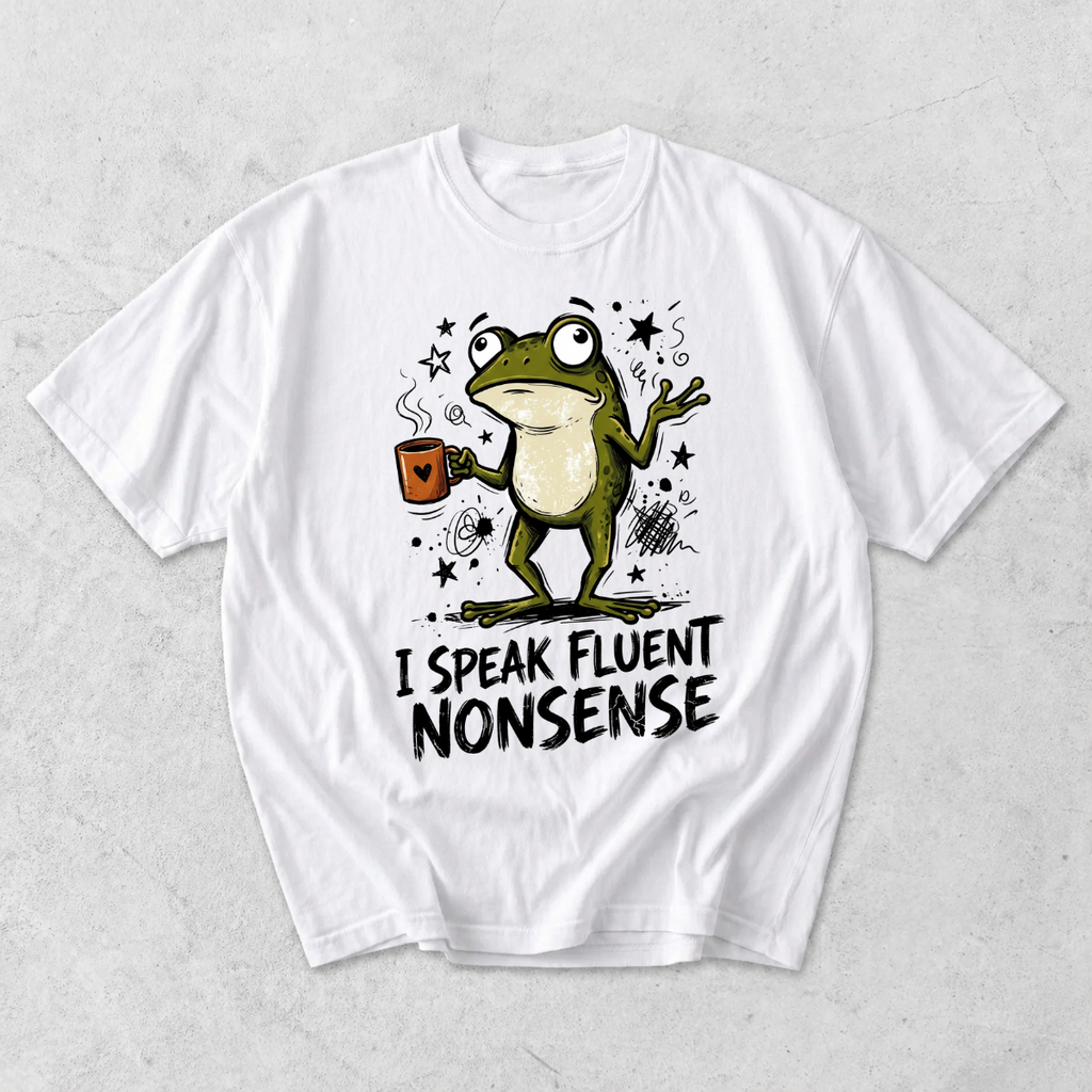 I Speak Fluent Nonsense Frog T-Shirt
