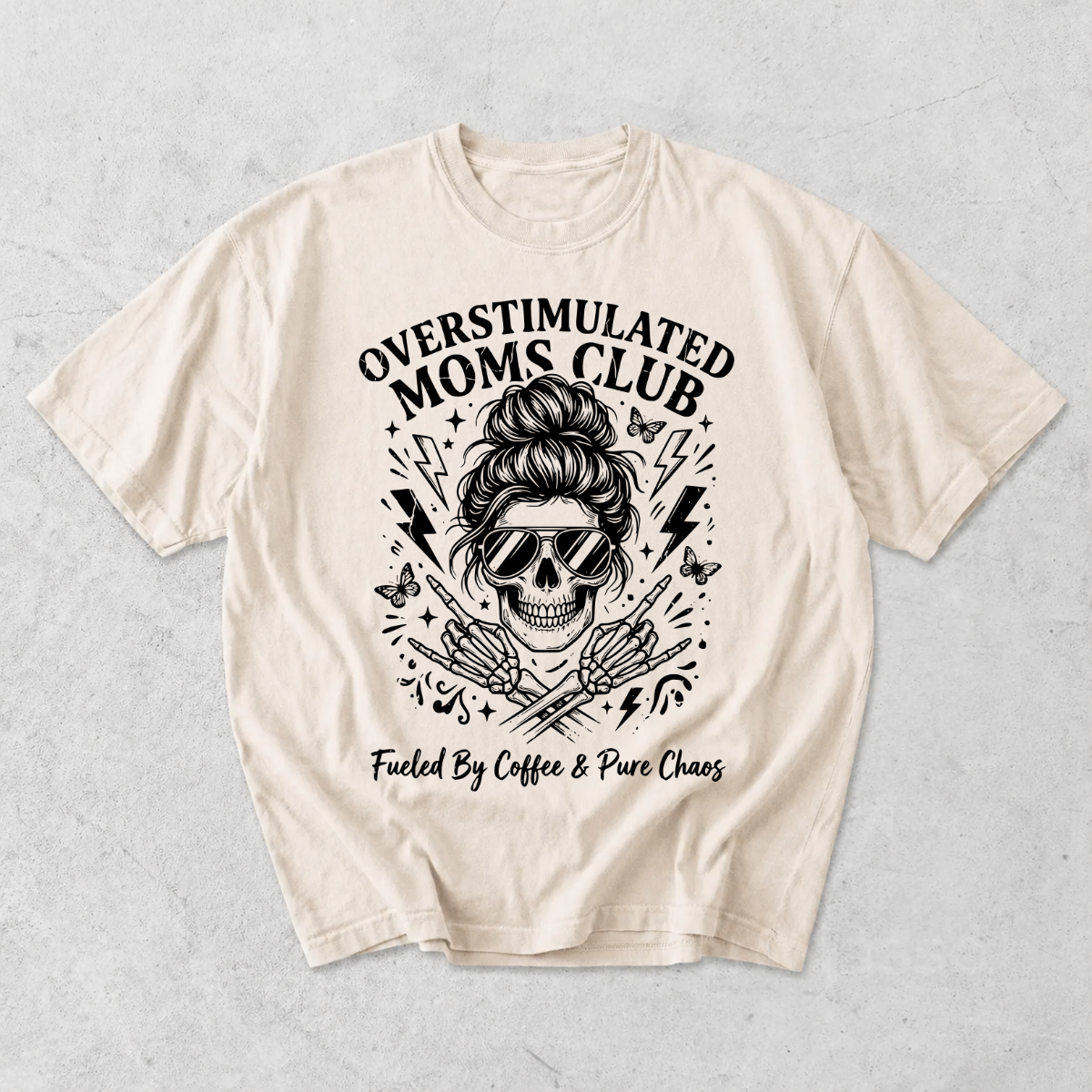 Overstimulated Moms Club Coffee T-Shirt