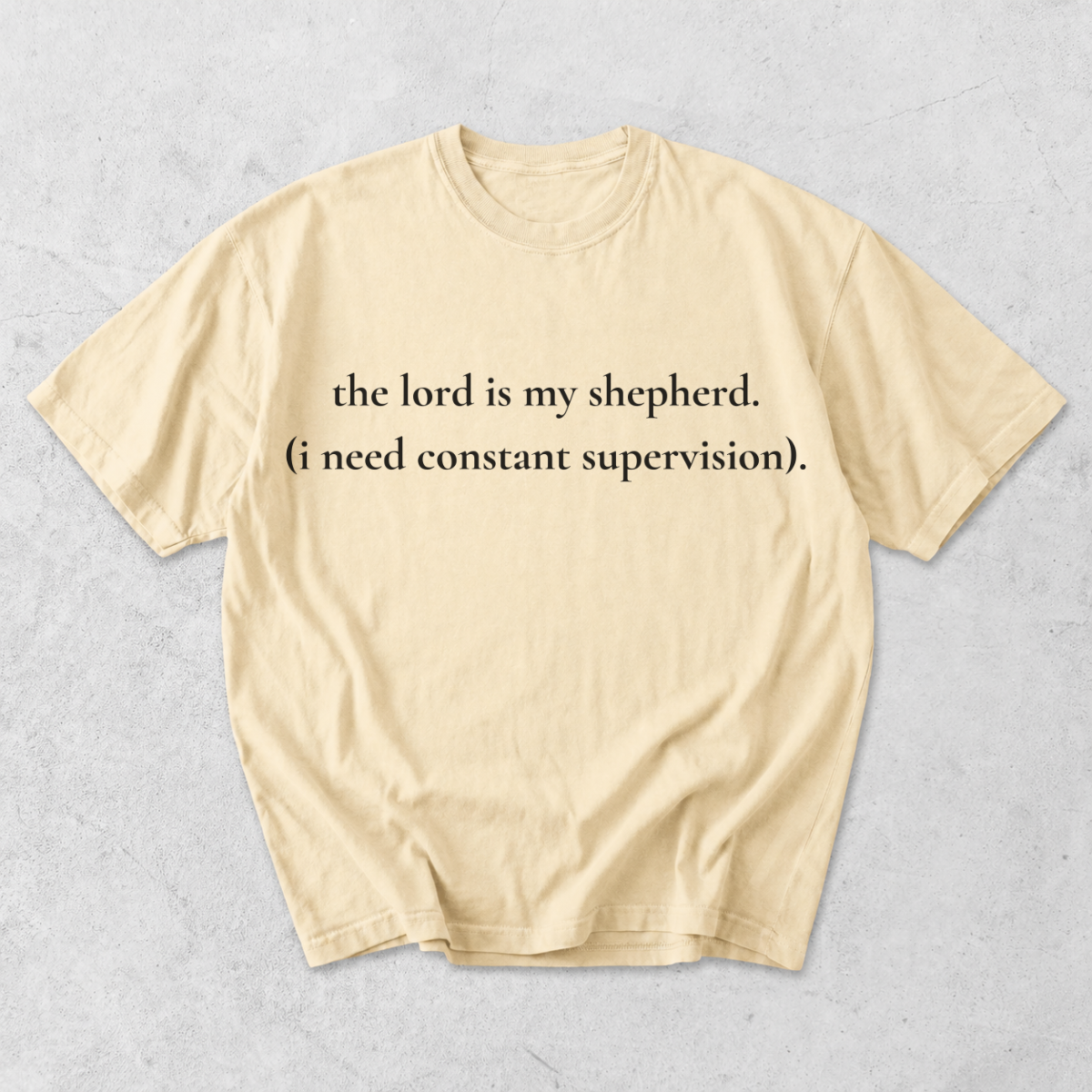 The Lord Is My Shepherd I Need Constant Supervision T-Shirt