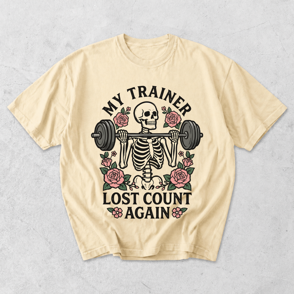 My Trainer Lost Count Again Funny Gym T-Shirt