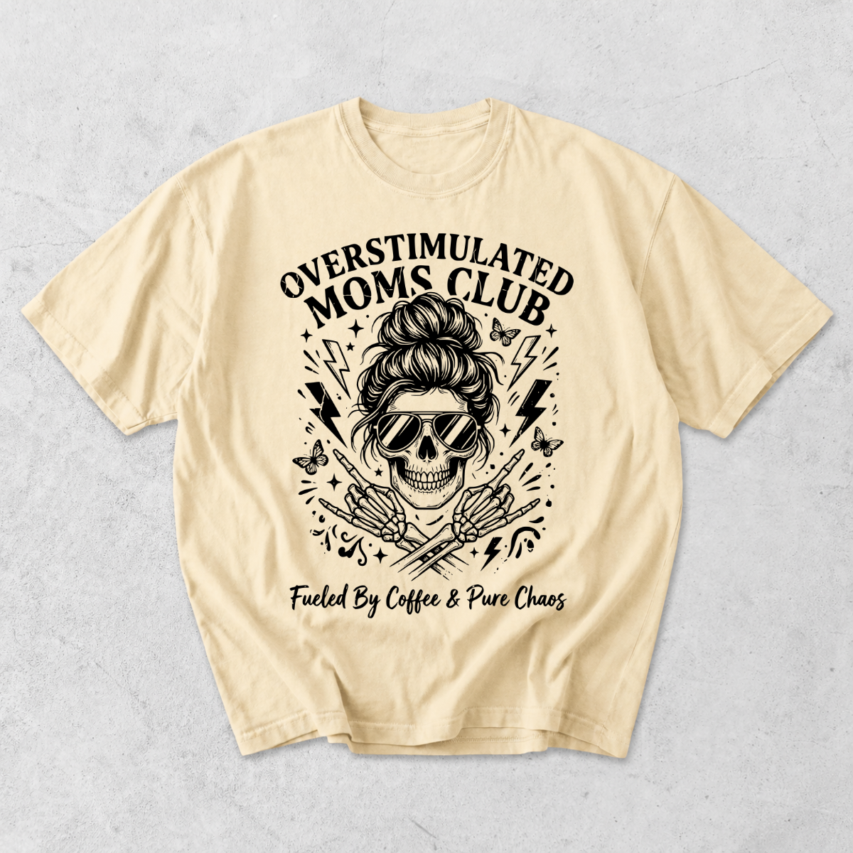 Overstimulated Moms Club Coffee T-Shirt