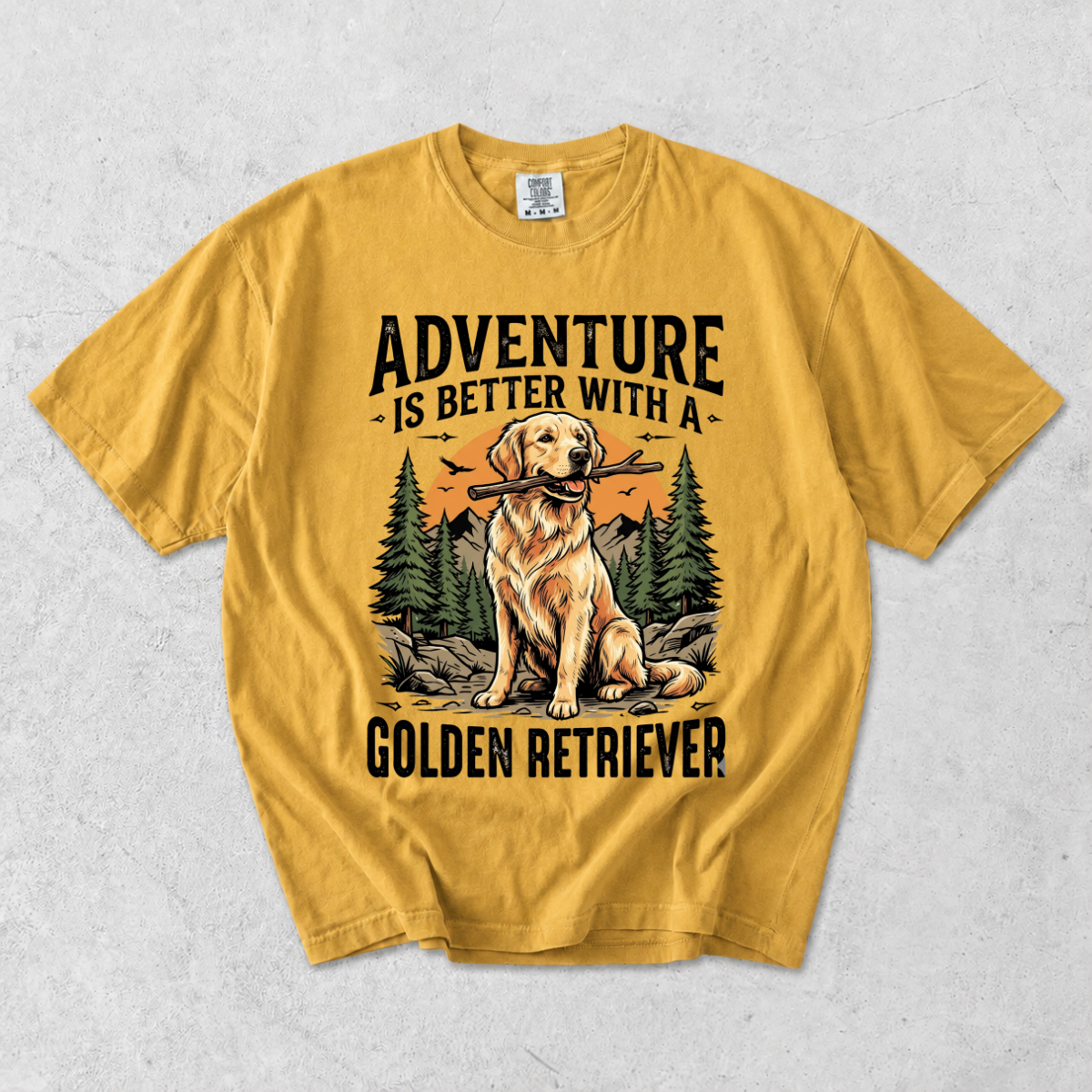 Adventure Is Better With A Golden Retriever T-Shirt