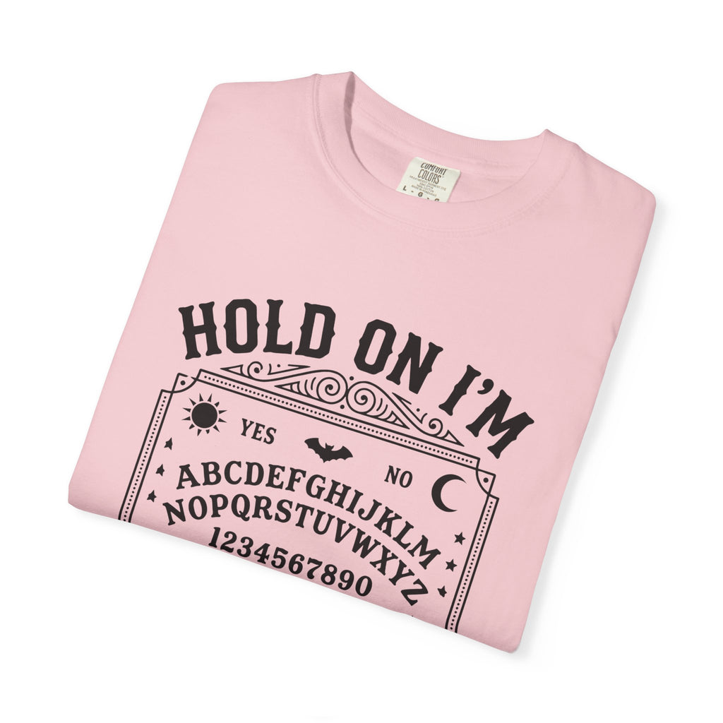 Hold On I’m Texting My Dad Funny Spooky T-Shirt