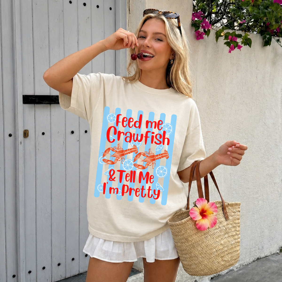 Feed Me Crawfish and Tell Me I'm Pretty T-Shirt