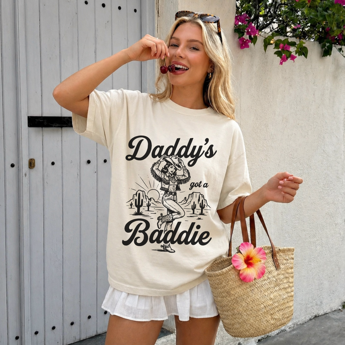 Daddy’s Got a Baddie Cowgirl Western T-Shirt