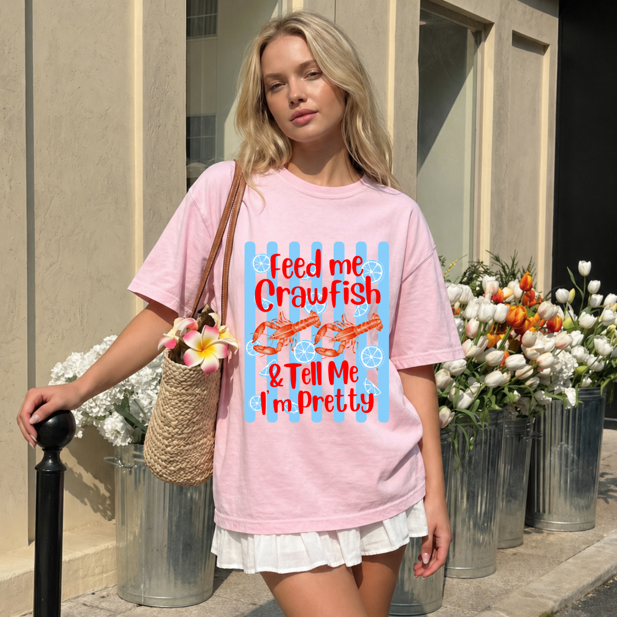 Feed Me Crawfish and Tell Me I'm Pretty T-Shirt