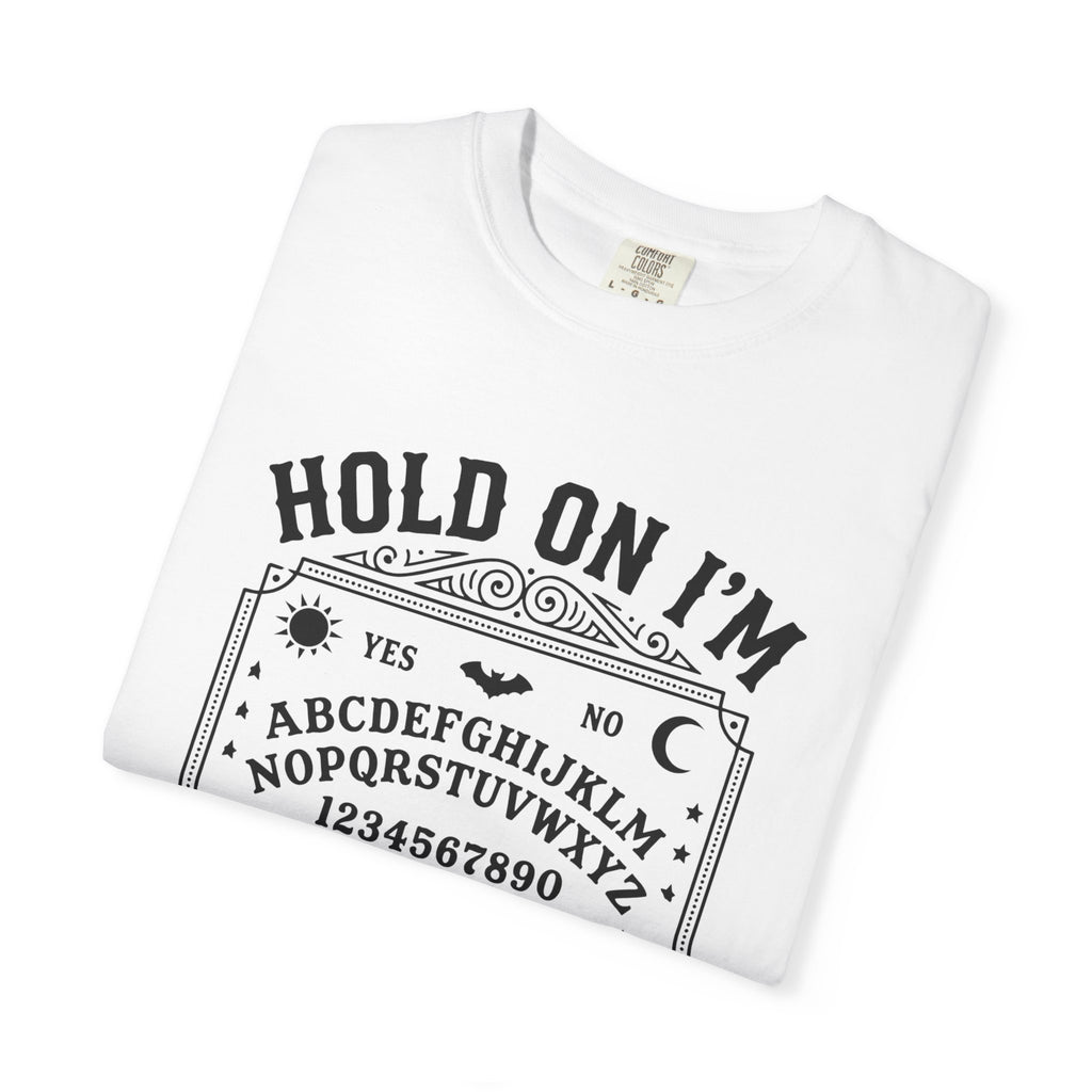 Hold On I’m Texting My Dad Funny Spooky T-Shirt