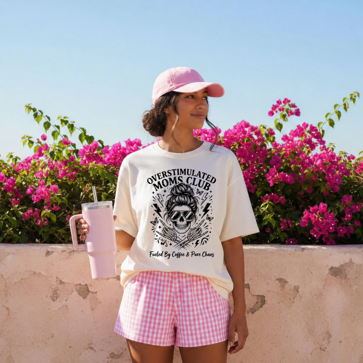 Overstimulated Moms Club Coffee T-Shirt