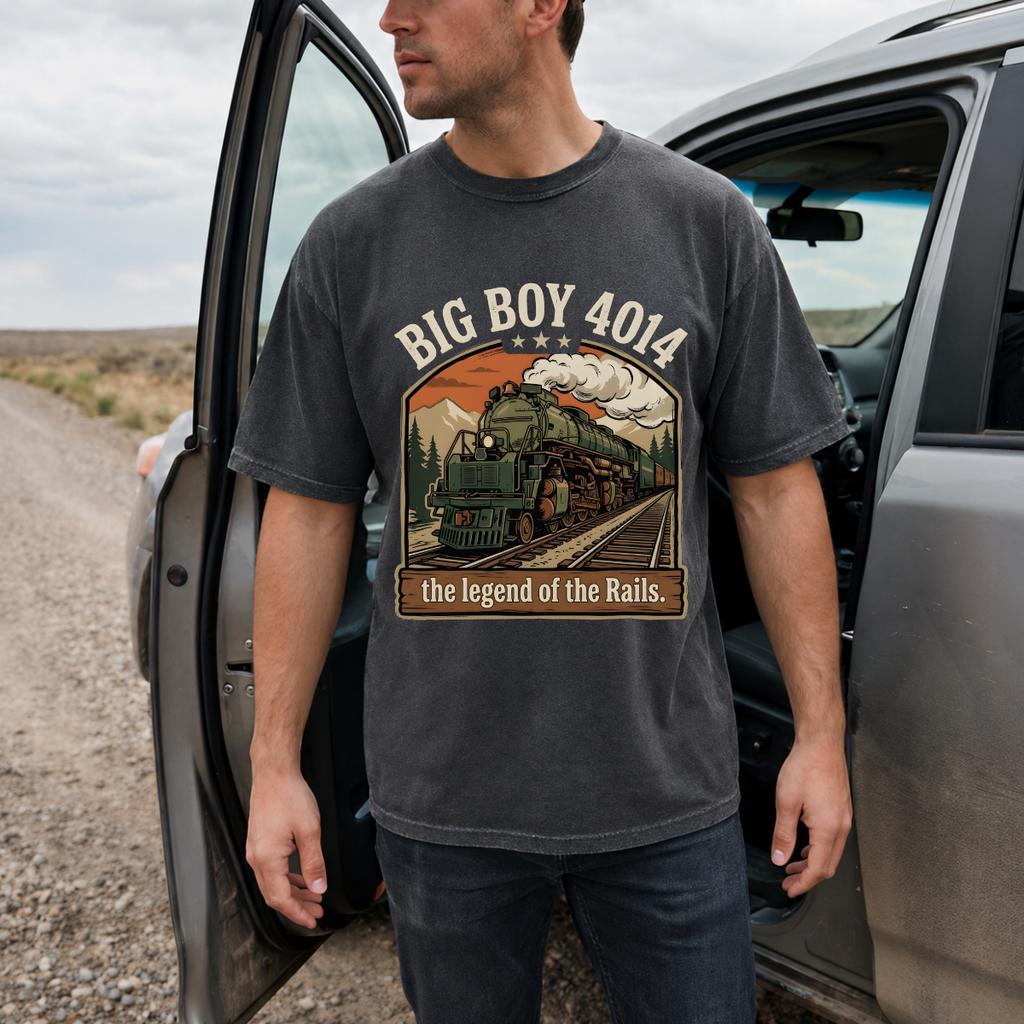 Big Boy 4014 Vintage Train Lover T-Shirt