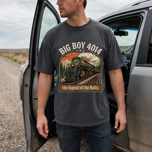 Big Boy 4014 Vintage Train Lover T-Shirt