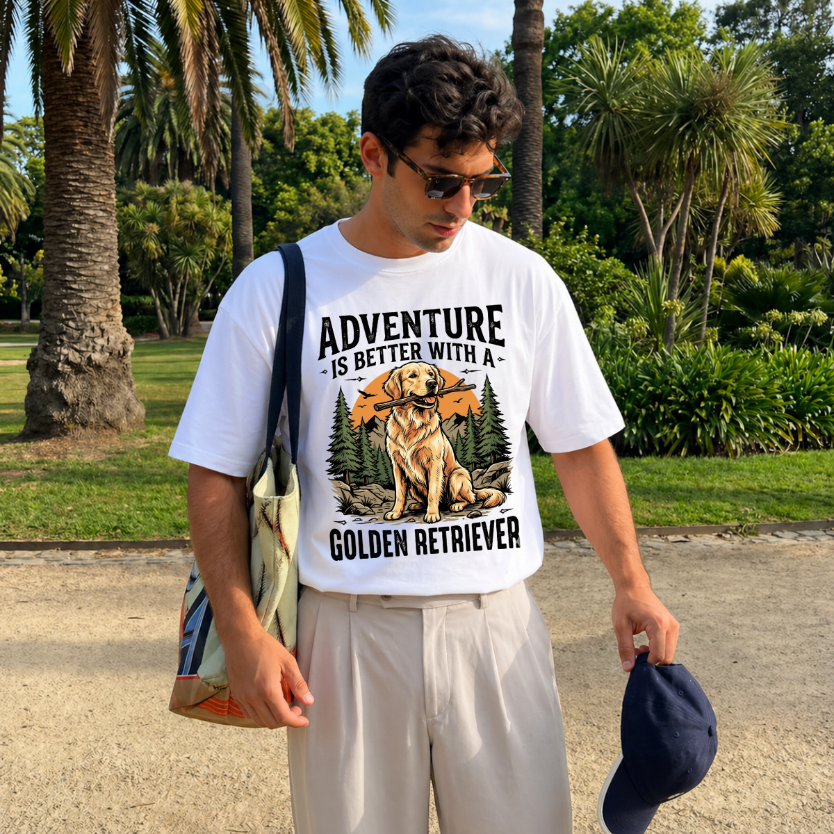 Adventure Is Better With A Golden Retriever T-Shirt