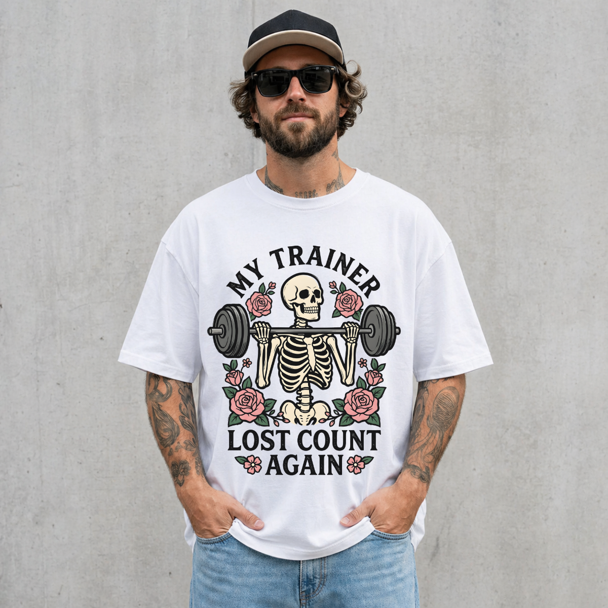 My Trainer Lost Count Again Funny Gym T-Shirt