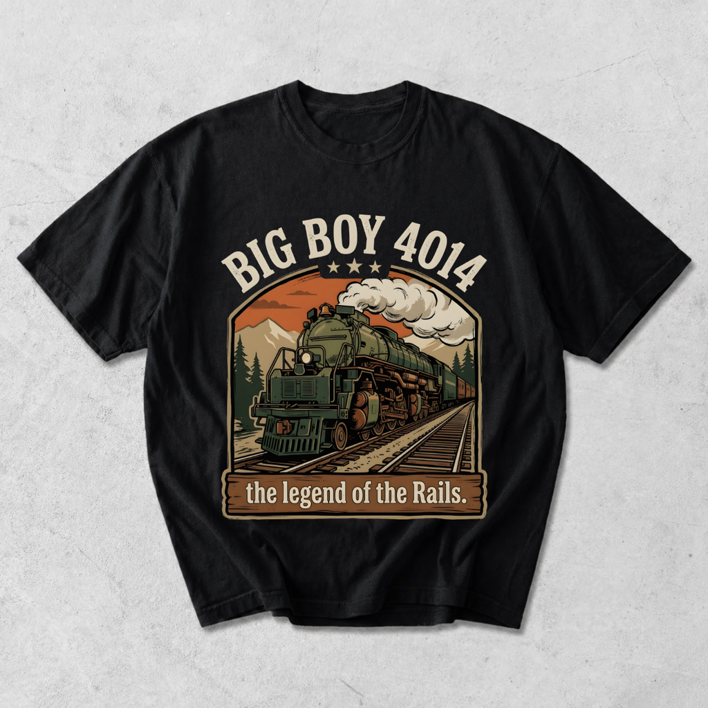Big Boy 4014 Vintage Train Lover T-Shirt
