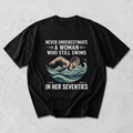 Never Underestimate a Woman Who Still Swims T-Shirt